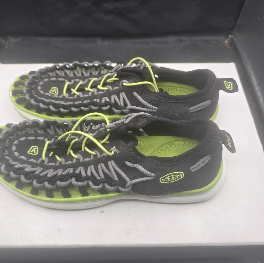 Keen Kids' Black and Green Shoes